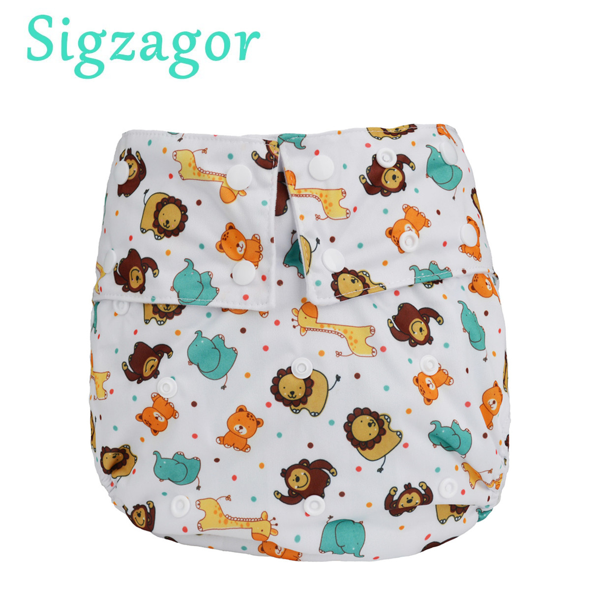 Pampers Diaper Premium Care - [Sigzagor]1 วัยรุ่นผู้ใหญ่ผ้าอ้อมผ้าอ้อมกระเป๋าไม่หยุดยั้งกันน้ําReusableขาGussetsใส่ABDLอายุเล่นเครื่องแต่งกาย