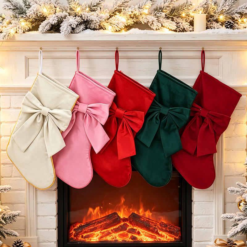 ถุงเท้าคริสต์มาส 1 ชิ้น, ถุงขอ - Christmas Stocking Hanging บทวิจารณ์และราคา