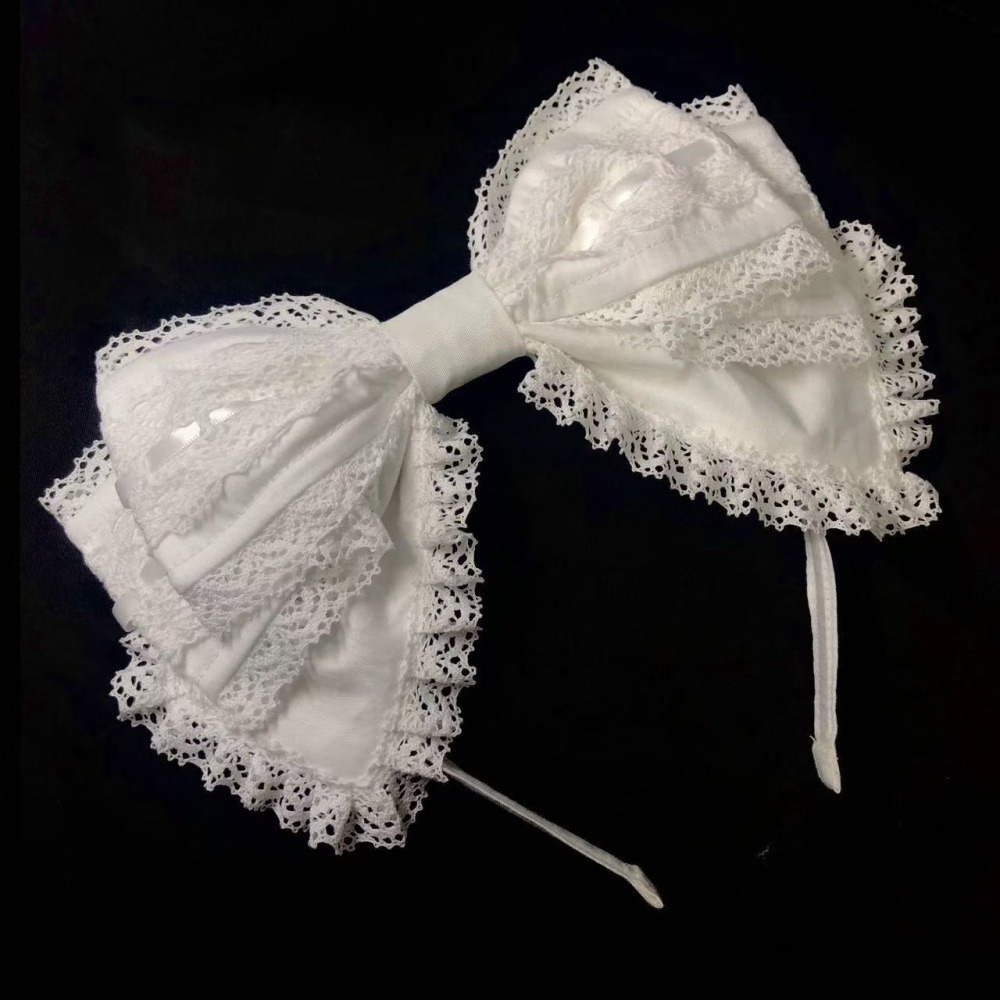 ที่คาดผมลูกไม้สไตล์โลลิต้า Y2K - Ribbon Bow Gift บทวิจารณ์และราคา