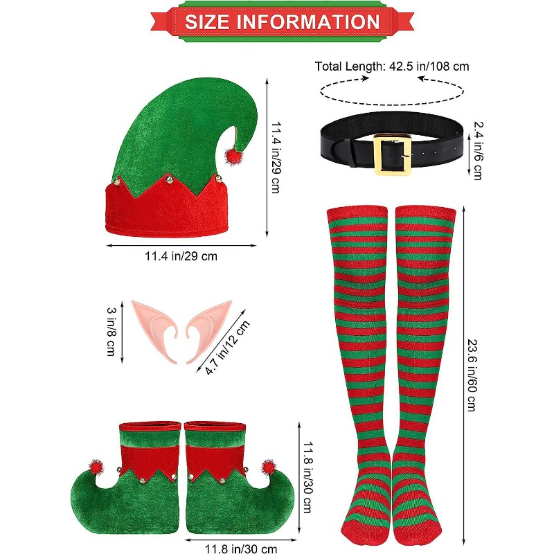 ชุดคอสเพลย์เอลฟ์สีเขียวสำหรับค - Elf Costume Christmas บทวิจารณ์และราคา