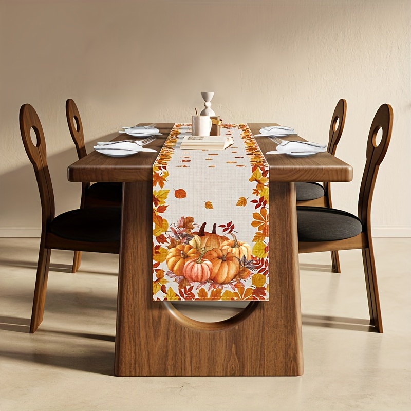 ผ้าปูโต๊ะวันขอบคุณพระเจ้าและวั - Christmas Table Runner บทวิจารณ์และราคา