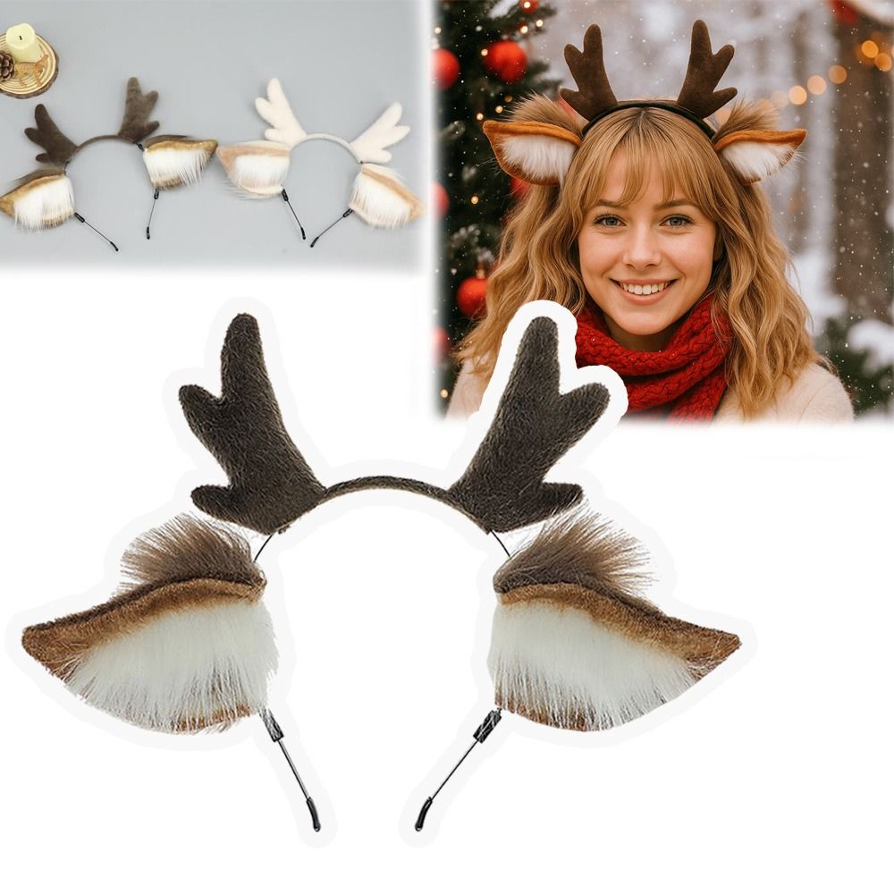 ที่คาดผมเขากวางเรนเดียร์ ที่คา - Reindeer Antlers Headband บทวิจารณ์และราคา