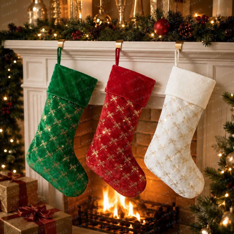 ของตกแต่งถุงเท้าคริสต์มาสแบบให - Christmas Stocking Hanging บทวิจารณ์และราคา