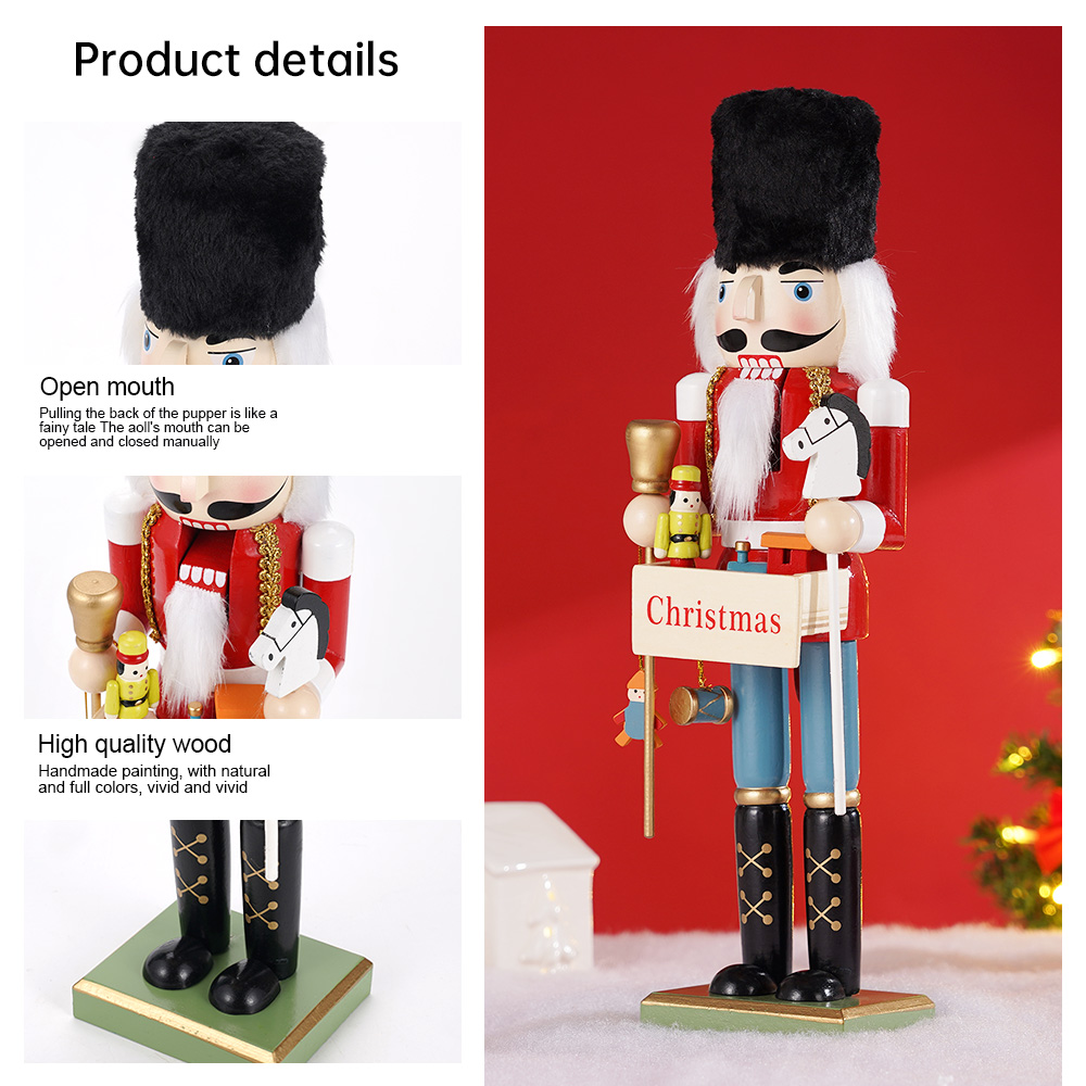 38ซมนันแครกเกอร์ต้นคริสต์มาสนั - Nutcracker Figurine บทวิจารณ์และราคา