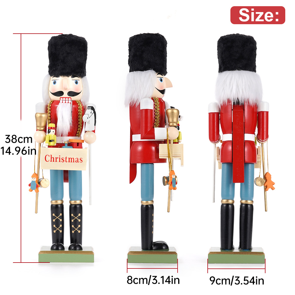 38ซมนันแครกเกอร์ต้นคริสต์มาสนั - Nutcracker Figurine บทวิจารณ์และราคา
